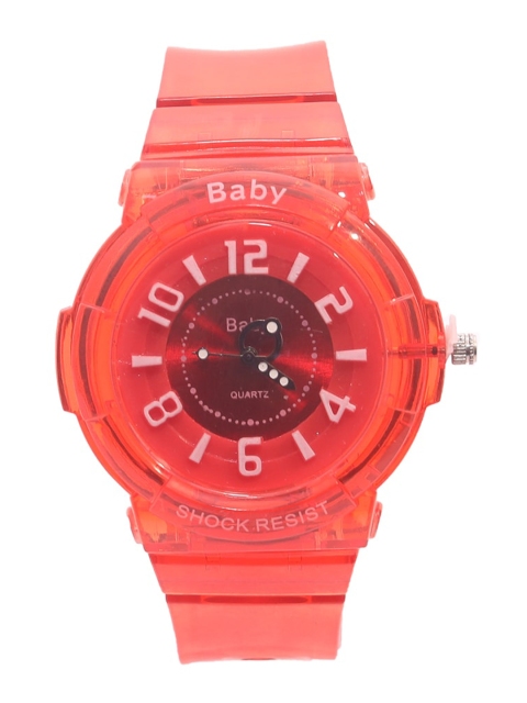 

Spiky Unisex Kids Orange Dial & Strap Analogue Multi Function Watch Babynu_Orange