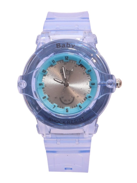

Spiky Unisex Kids Green Printed Dial & Green Straps Analogue Multi Function Watch Babyana_Turq, Turquoise blue