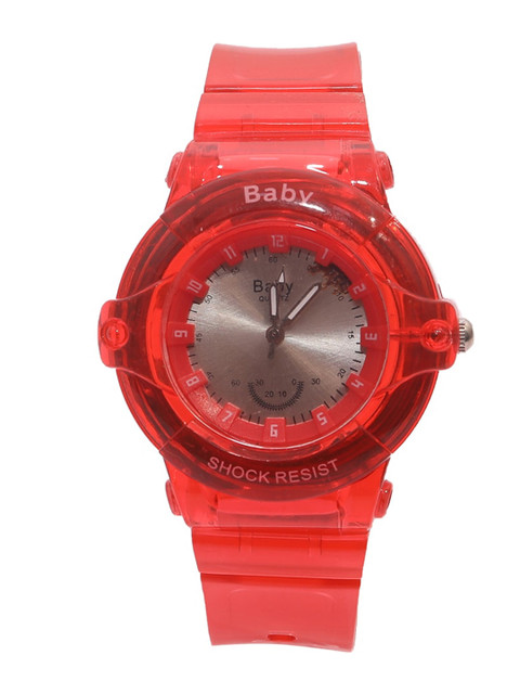 

Spiky Unisex Kids Red Embellished Dial & Red Wrap Around Straps Analogue Multi Function Watch Babycol_Red