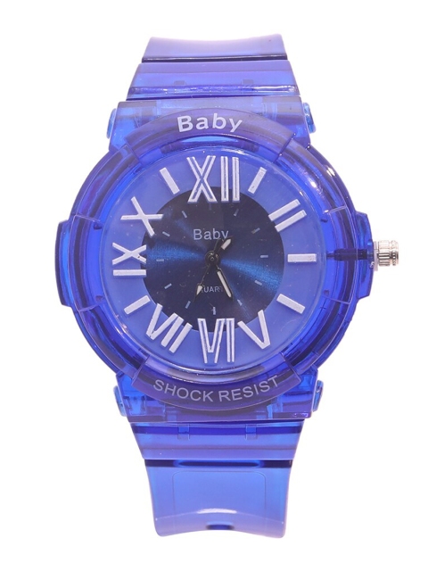 

Spiky Unisex Kids Blue Dial & Blue Bracelet Style Straps Analogue Multi Function Watch Babyit_Blue