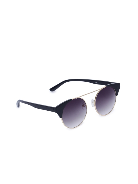 

FROGGY Unisex Kids Grey UV Protected Lens & Gold-Toned Round Sunglasses FG-1955210