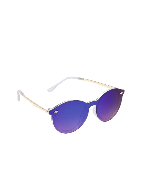 

FROGGY Unisex Kids Blue Lens & White Oval Sunglasses FG-3088804