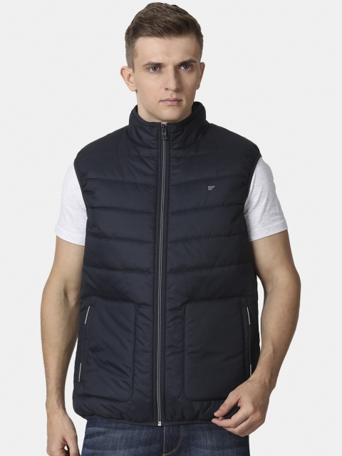 

t-base Men Navy Blue Lightweight Puffer Jacket
