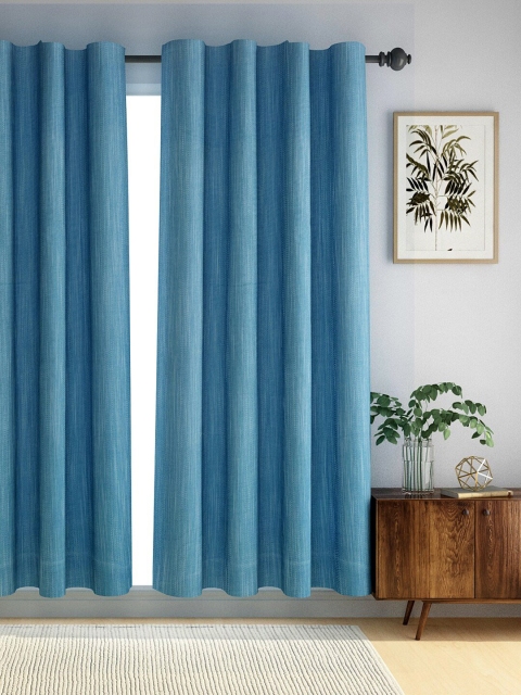 

Fabindia Blue Door Curtain