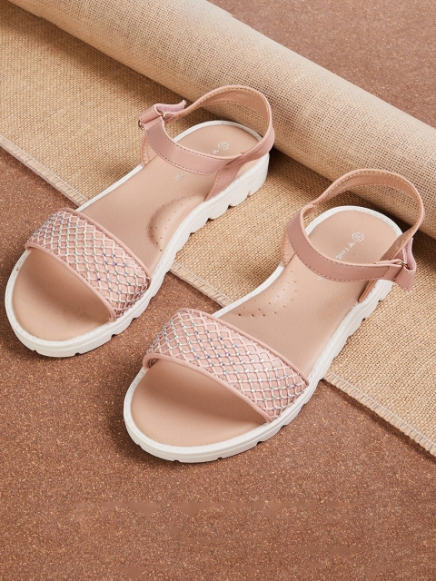 

Fame Forever by Lifestyle Girls Pink Open Toe Flats