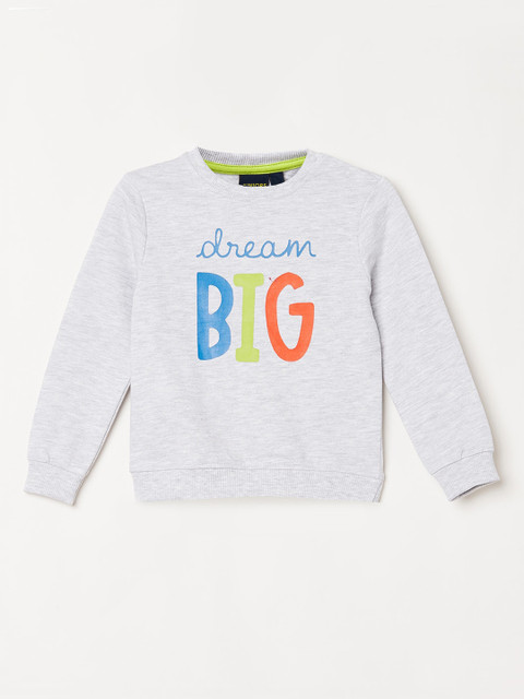 

Juniors by Lifestyle Boys Grey Printed Sweatshirt