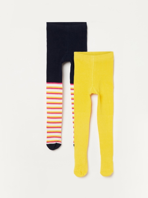

Juniors by Lifestyle Girls Multicoloured Pack of 2 Tights, Multi