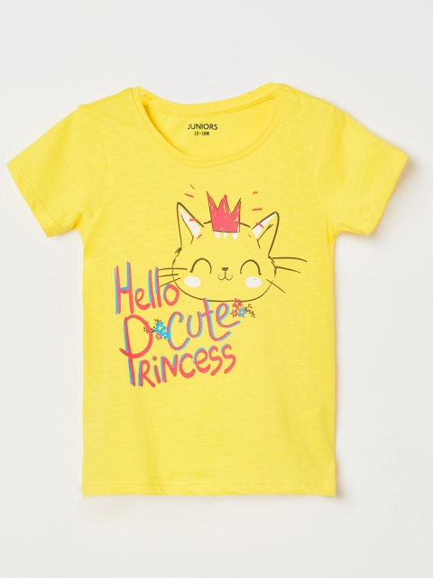 

Juniors by Lifestyle Yellow Regular Top