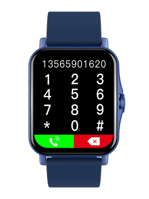 

LOIS CARON Unisex Blue & Black SW-013 Technoz Pro With Calling Smartwatch