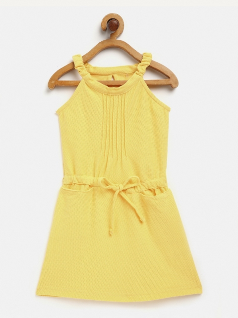 

GOJI Girls Yellow A-Line Dress