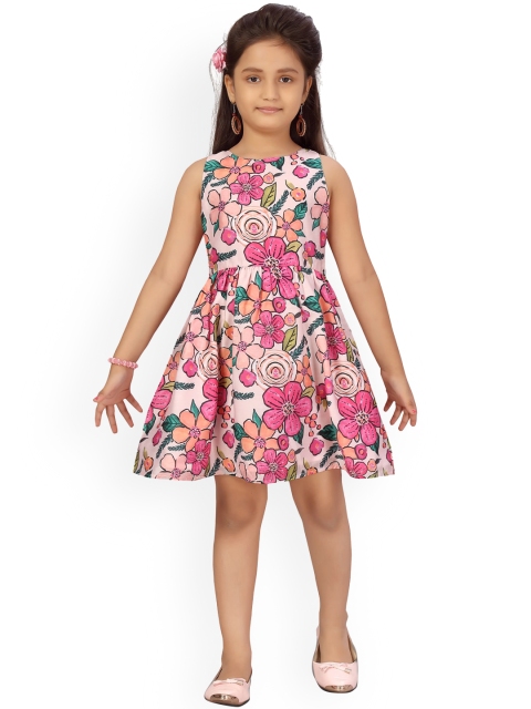 

Aarika Girls Multicoloured Floral Dress, Multi