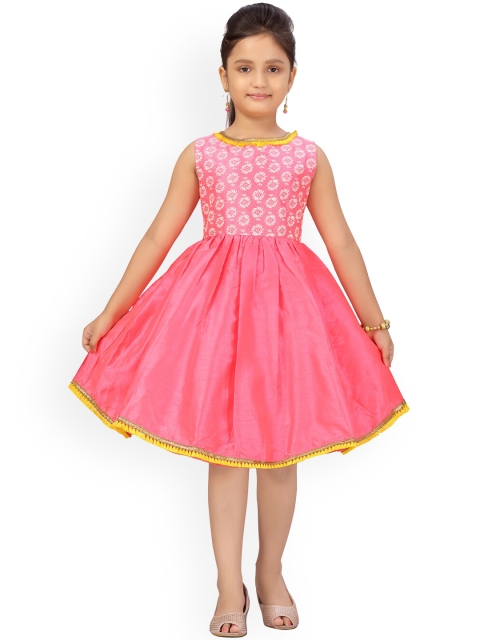 

Aarika Pink Floral Dress