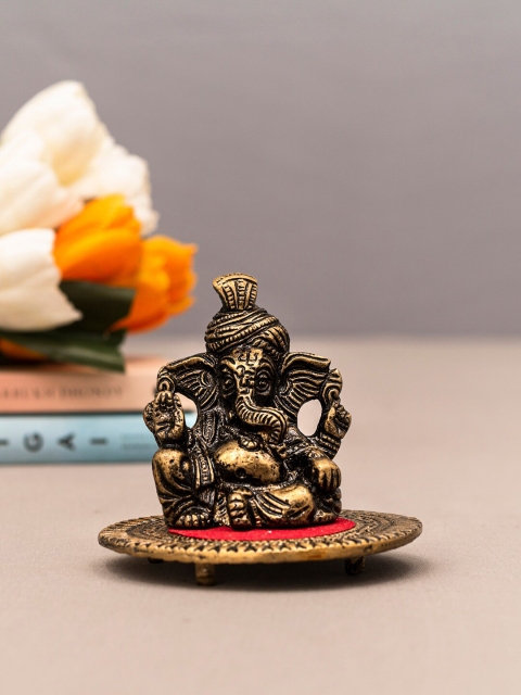 

Archies Gold-Toned Ganesha 13 Pieces Home Gift Set, Brown