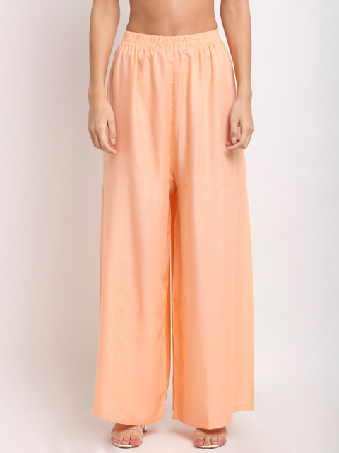 

NEUDIS Women Peach-Coloured Ethnic Palazzos