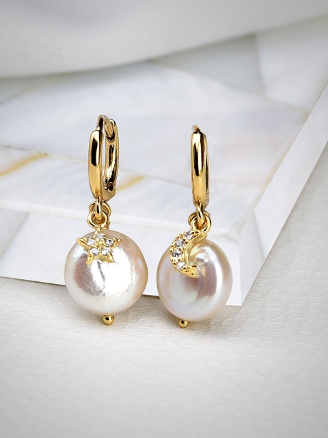 

Accessorize Gold-Toned Geometric Drop Earrings