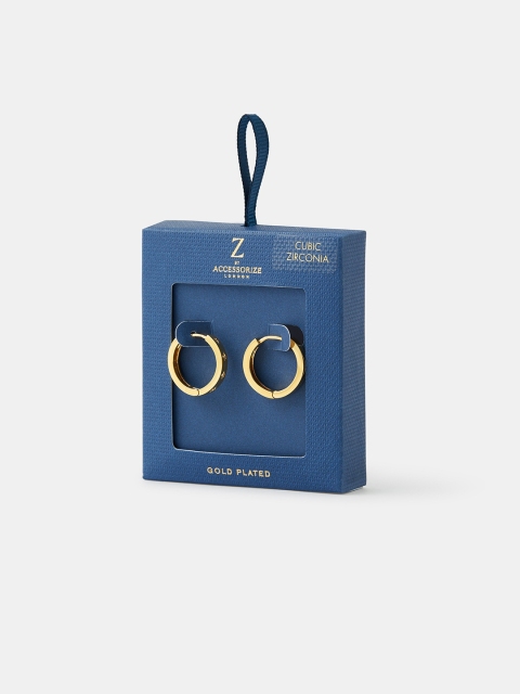 

Accessorize Gold-Toned Geometric Hoop Earrings