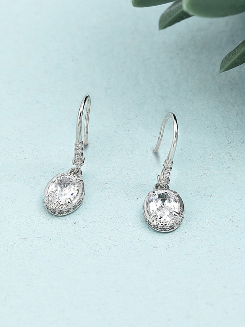 

Accessorize Silver-Plated Oval Drop Earrings
