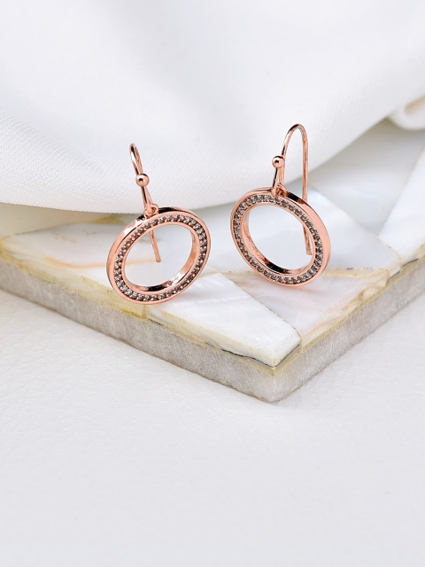 

Accessorize Rose Gold Circular Hoop Earrings