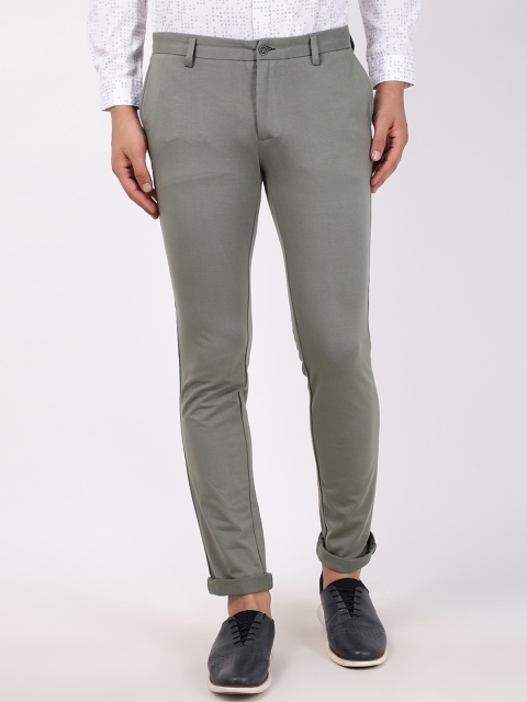 

Blackberrys Men Grey Skinny Fit Trousers