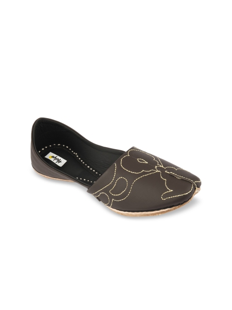 

Hulya Men Dark Brown Premium Genuine Leather Mojaris