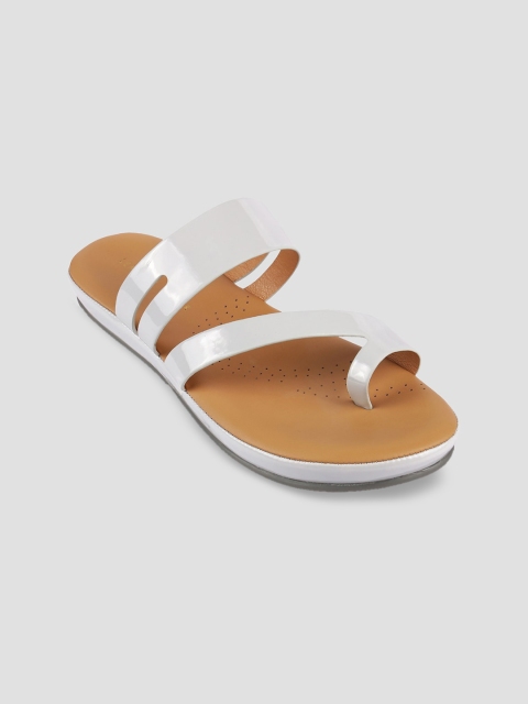 

LEMON & PEPPER Women Grey One Toe Flats