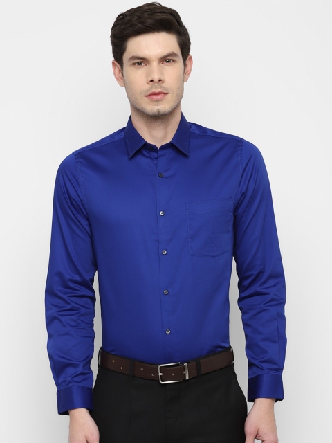 

Turtle Men Blue Slim Fit Opaque Formal Shirt