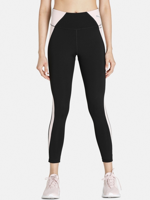 

Puma Women Black Solid Evostripe High Waist 7/8 Tight Fit Tights