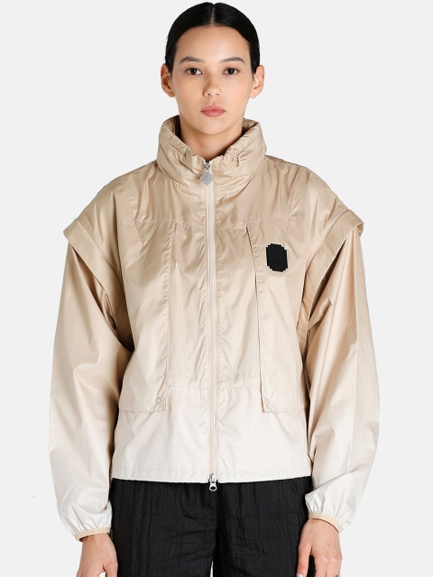 

Puma Women Beige Bomber Jacket