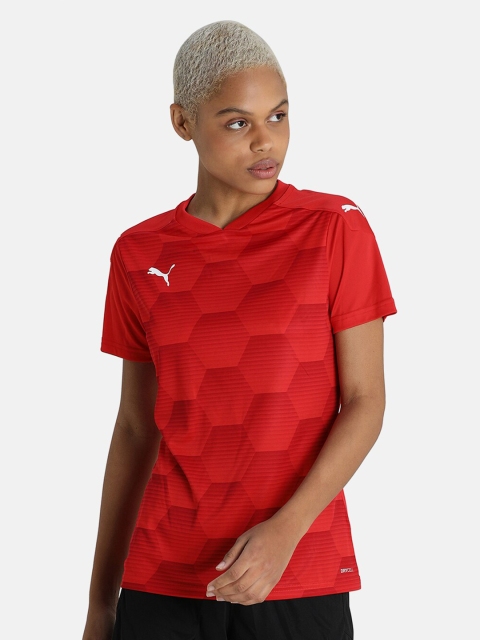 

Puma Women Red Printed T-shirt