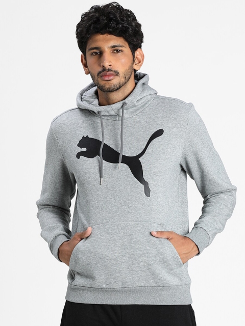 

Puma Men Grey Big Cat Fleece Hoodie