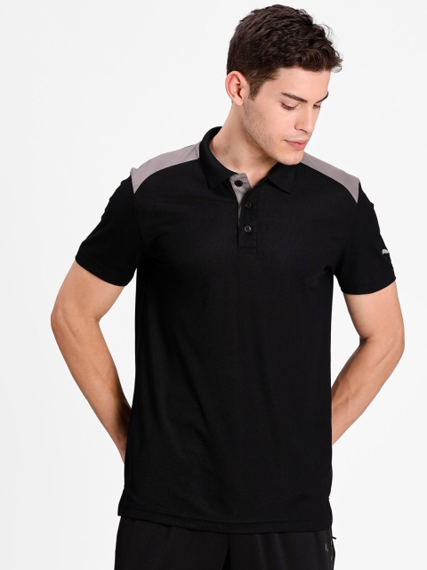 

Puma Men Train Black & Grey Polo Collar T-shirt