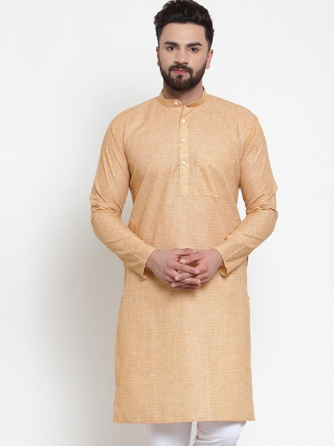 

Jompers Men Beige Kurta