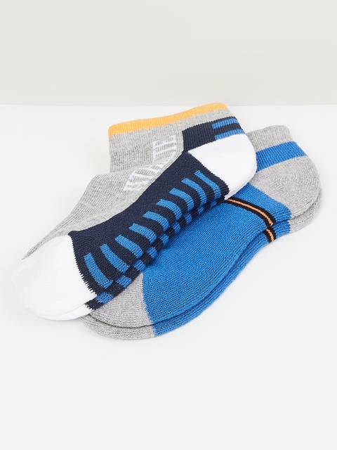 

max Boys Pack of 2 Assorted Ankle Length Socks