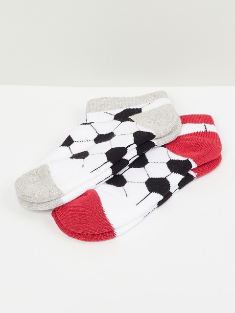 

max Boys Pack Of 2 Ankle-Length Socks, White