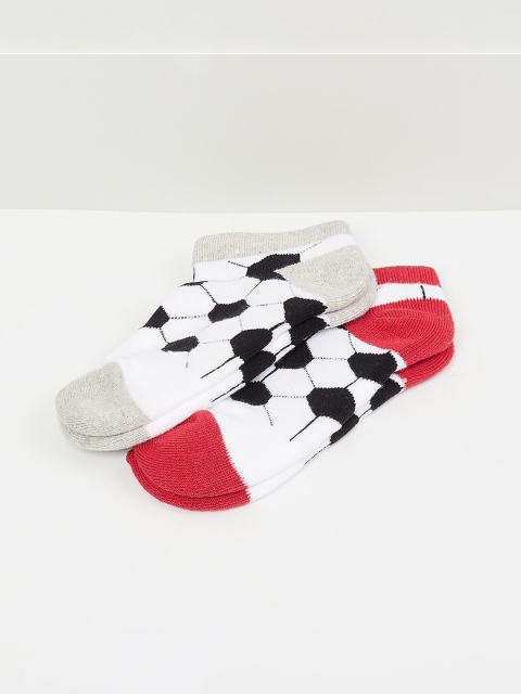 

max Boys Pack Of 2 Ankle-Length Socks, White