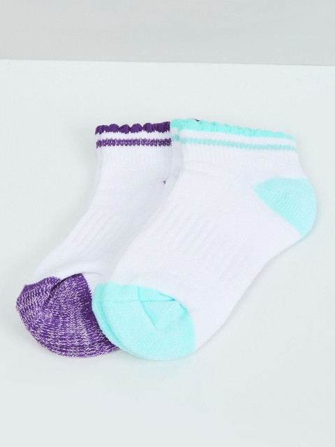 

max Girls Pack of 2 Assorted Ankle Length Socks