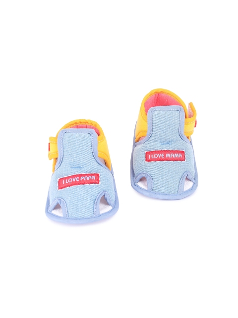 

Butterthief Unisex Infant Kids Blue & Yellow Comfort Sandals