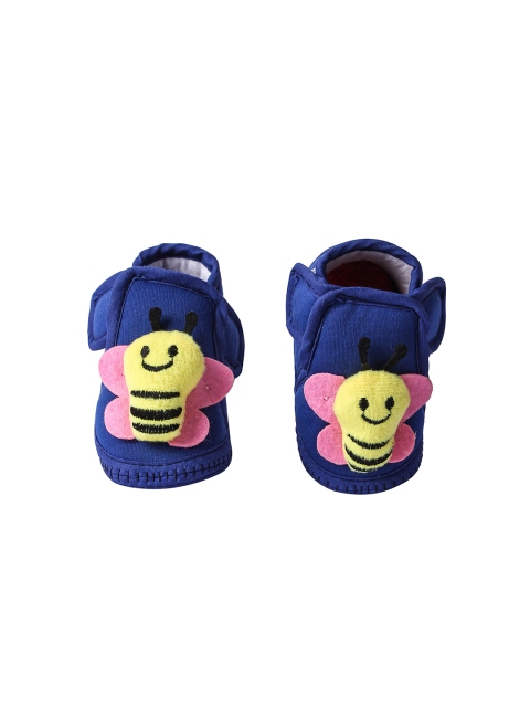

Butterthief Unisex Infant Kids Blue & Yellow Shoe-Style Sandals