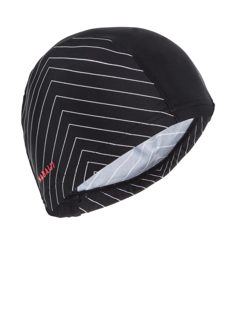 

Nabaiji By Decathlon Black & White Printed Swim Cap