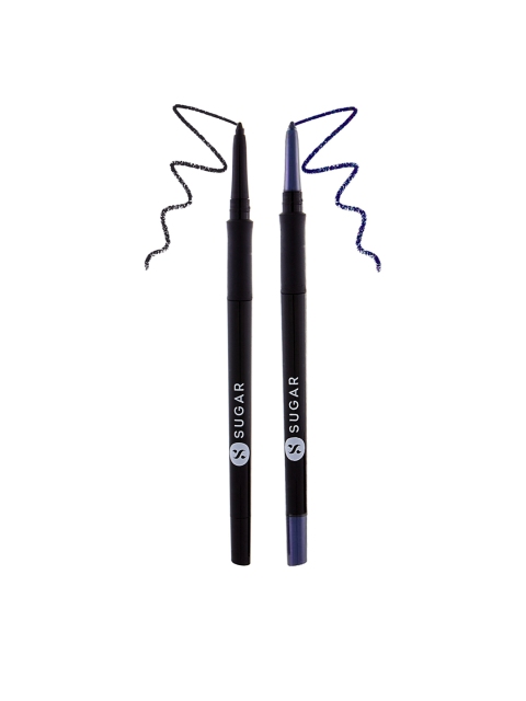 

SUGAR Set Of Twist and Shout Fadeproof Kajal - 0.7 g, Black