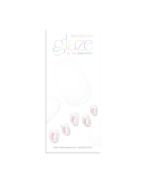 

Dashing Diva Pink Dome Effect Lavender Prism Gel Nail