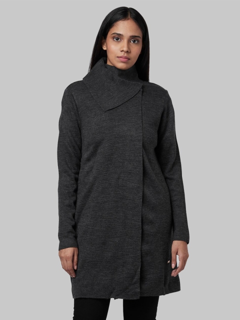 

Park Avenue Woman Women Grey Acrylic Longline Cardigan