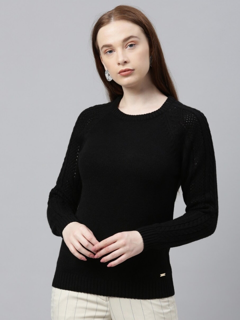 

Park Avenue Woman Women Black Acrylic Pullover