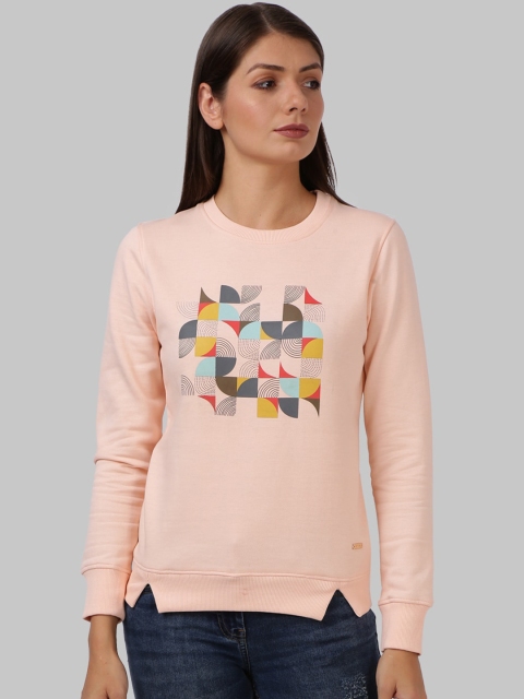 

Park Avenue Woman Beige Printed Sweatshirt
