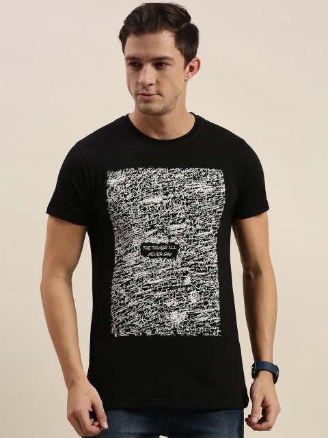 

Difference of Opinion Men Black Printed Pockets T-shirt