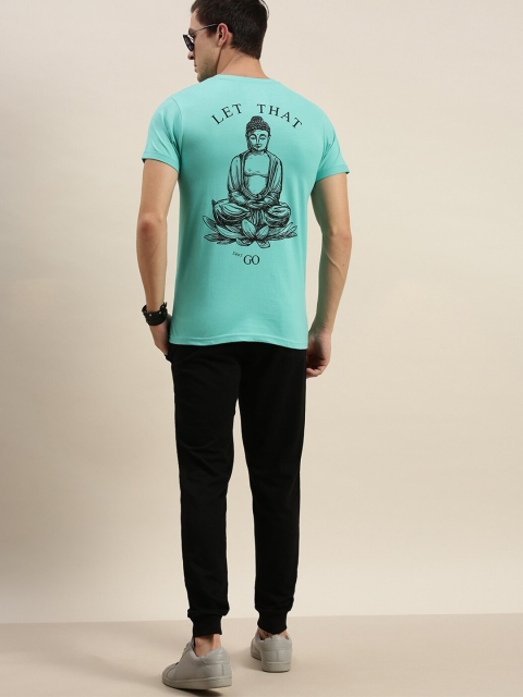 

Difference of Opinion Men Green Printed Pockets T-shirt