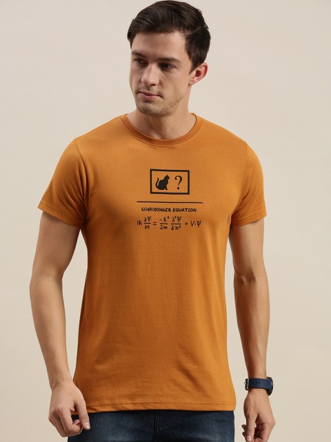 

Difference of Opinion Men Brown Typography Pockets T-shirt