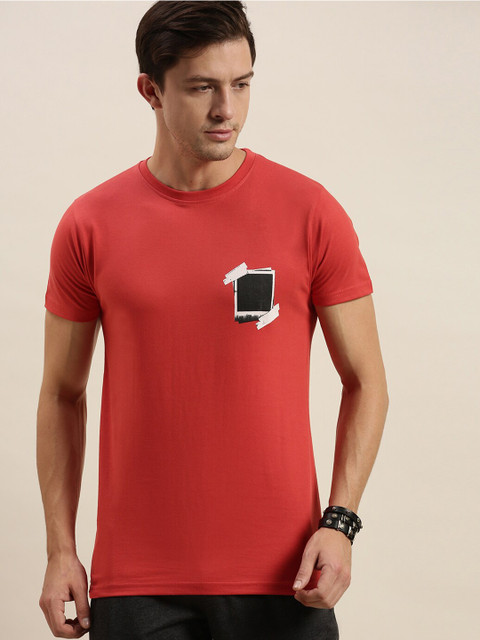 

Difference of Opinion Men Red Pockets T-shirt