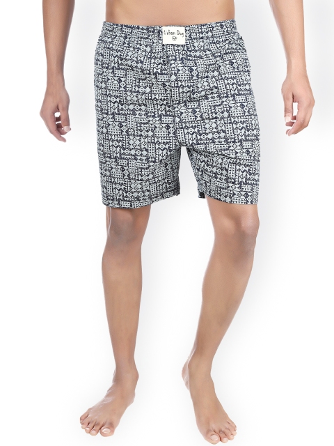 

Urban Dog Blue Printed Denim Boxers UDBX01