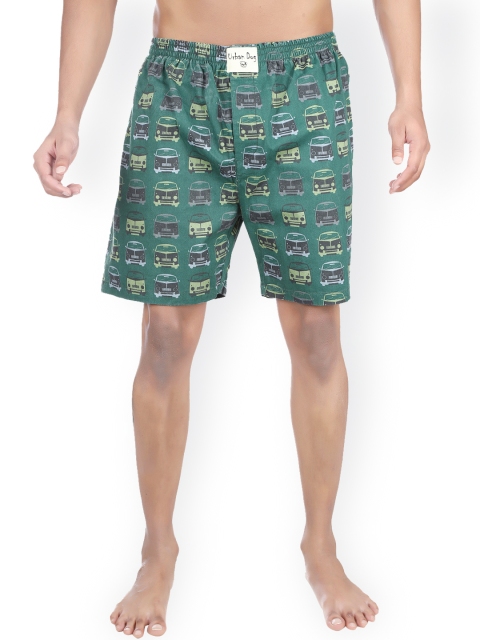 

Urban Dog Green Printed Boxers UDBX10